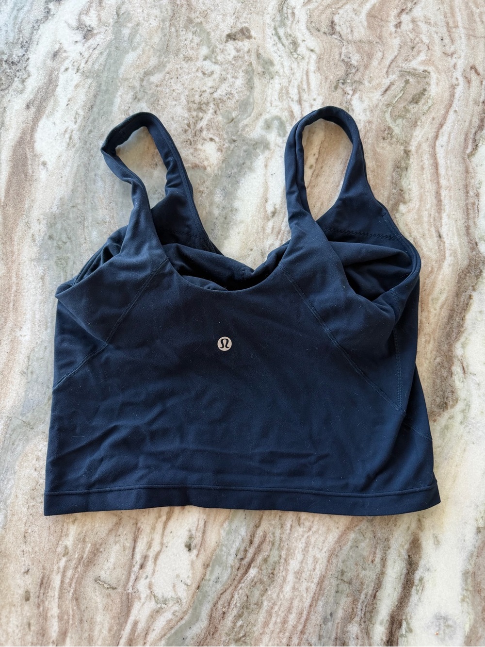 lululemon athletica navy tank sports bra